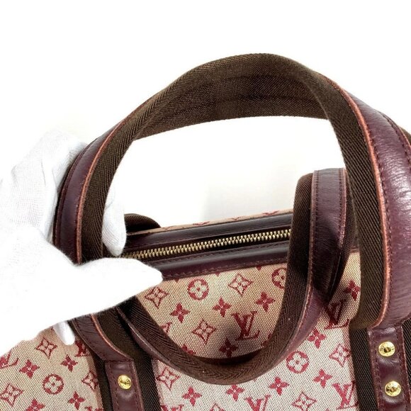 LOUIS VUITTON M92311 Josephine GM Hand Bag Monogram Mini Canvas Slys Red - Picture 5 of 15